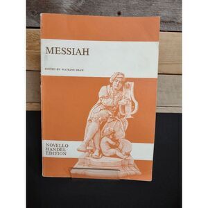 Messiah Novello Handel Edition Edited by Watkins Shaw SATB & Orchestra 07 0137